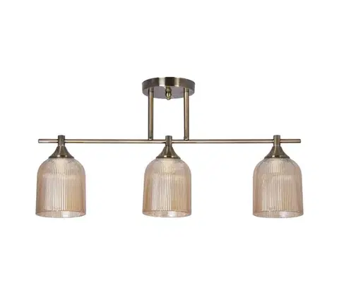 Svietidlá  Luster na tyči 3xE14/60W/230V mosadz W-N6215/3