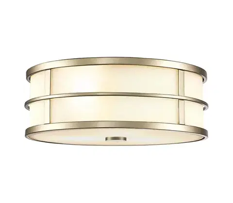 Svietidlá Elstead Feiss FE-FUSION-F-PNBR - Stropné svietidlo FUSION 3xE27/40W/230V zlaté FE-FUSION-F-PNBR