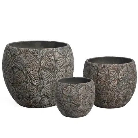 Záhradné dekorácie Kvetináč 102567 27x22.5 rustic tan