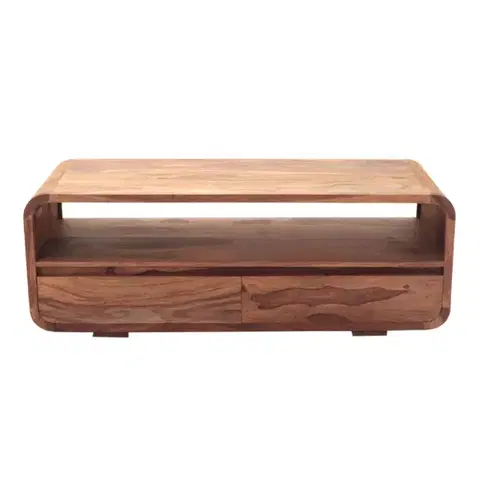 TV stolíky TV stolík 120x45x45 indický masív palisander