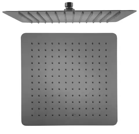 Sprchy a sprchové panely SAPHO - SLIM hlavová sprcha, 300x300, gun metal SL181GM