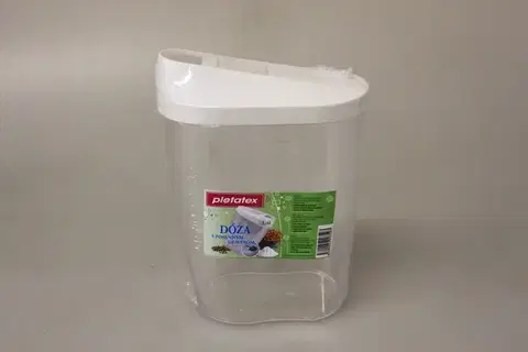 Dózy na potraviny PLETATEX - Dóza s posuvným uzáverom 1,4L, rôzne farby