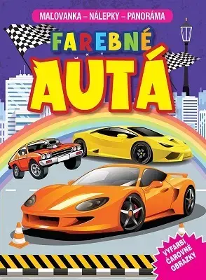 Nalepovačky, vystrihovačky, skladačky Farebné autá