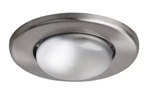 Bodové svetlá Stropná lampa, saténový nikel, okrúhla, OZS-01