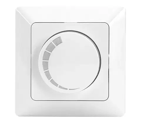 Predlžovacie káble  B.V.  - Stmievač otočný 110W/230V biela B20101MYZ