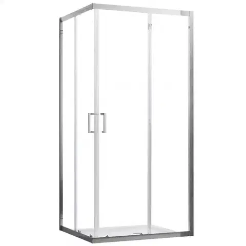 Sprchové kúty 90x90 Sprchový kút štvorcový Mika 90x90x190 chróm