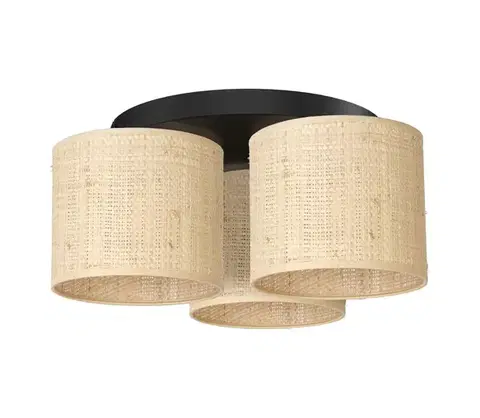 Svietidlá  Luster prisadený RATTAN 3xE27/60W/230V ratan 5276