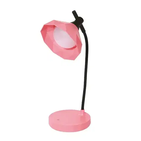 Lampy do obývačky Stolová LED lampa  FLEUR 66353 ružová LB1