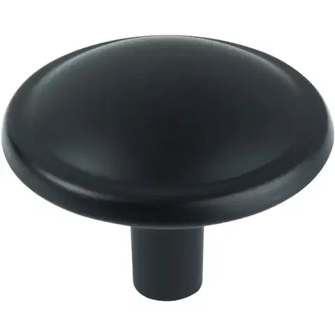 Úchytky a rukoväte Nábytkový gombík Mali, Ø32 mm, čierny