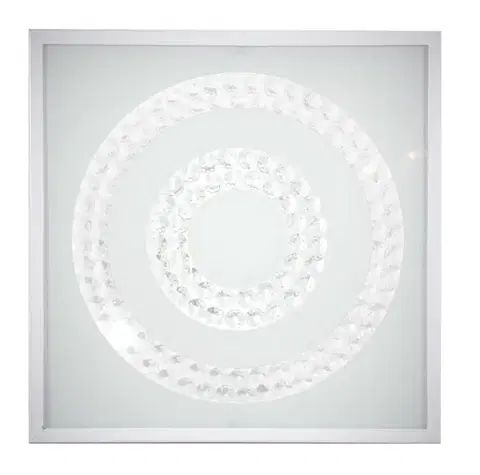 Stropná svetla Stropné svietidlo Lux Plafon 16W LED 4000K Biele Dvojkruhové