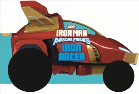 Leporelá, krabičky, puzzle knihy Marvel Iron Man and his Awesome Friends Iron Racer - DK