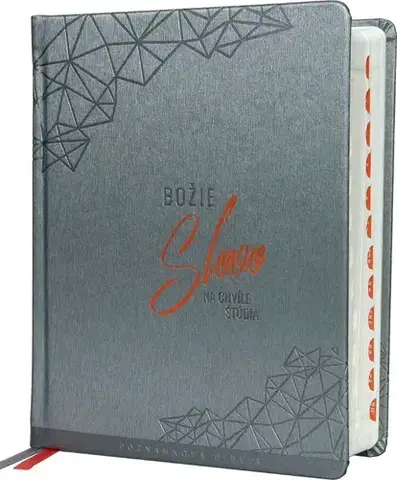 Biblie, biblistika Poznámková Biblia, ekumenický preklad, s DT, antracitová, 2023
