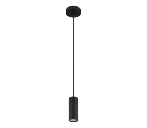 Svietidlá Globo 57918HB - Luster na lanku JAMES 1xGU10/25W/230V čierna 57918HB