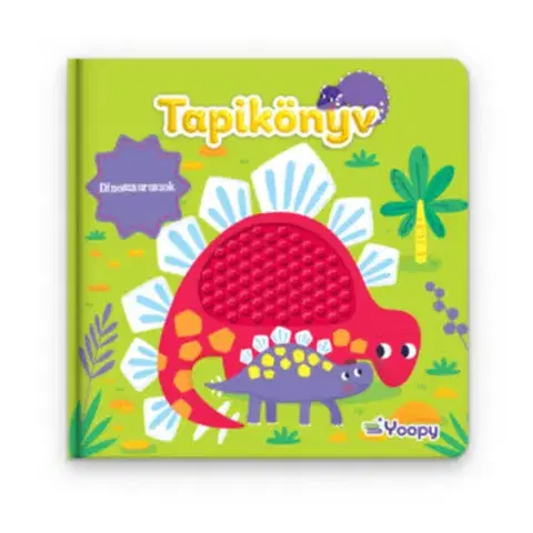 Leporelá, krabičky, puzzle knihy Tapikönyv - Dinoszauruszok