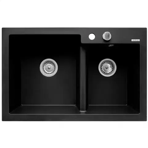 Granitové drezy Drez Credo 790X510X210 karbon