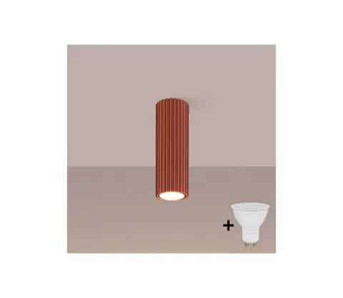 Svietidlá BRILAGI - LED bodové svietidlo CRESTO 1xGU10/10W/230V 20 cm červené BR.1626