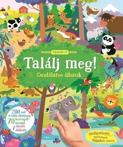 Zvukové knihy Találj meg! - Csodálatos állatok