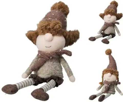 Ostané vianočné postavičky Kinekus Postavička dieťa sediace 48 cm