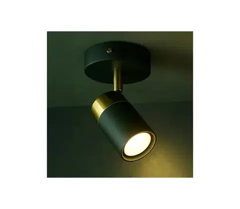 Svietidlá BRILAGI - Nástenné bodové svietidlo POKER 1xGU10/25W/230V zelená 5902693723417