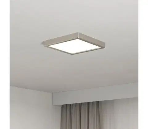 Svietidlá Eglo 901321 - LED stropné svietidlo FUEVA LED/10,5W/230V 2700/4000/6500K 22x22 cm chróm 901321