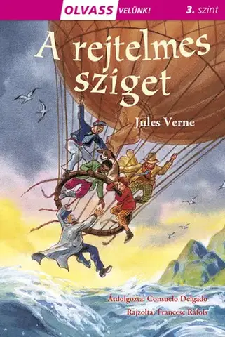 Dobrodružstvo, napätie, western A rejtelmes sziget - Olvass velünk! (3) - Jules Verne,György Rusznák
