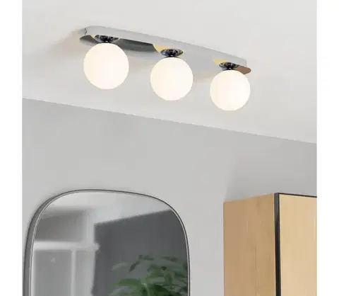 Svietidlá Eglo 902096 - LED kúpeľňové stropné svietidlo CASTROVIDO 3xG9/4,2W/230V IP44 chróm 902096