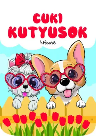 Nalepovačky, vystrihovačky, skladačky Cuki kutyusok - kifestő