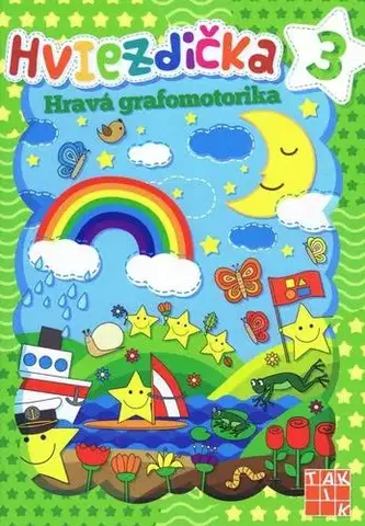 Príprava do školy, pracovné zošity Hviezdička 3 Hravá grafomotorika
