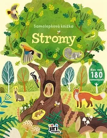 Nalepovačky, vystrihovačky, skladačky Stromy - Samolepková knižka