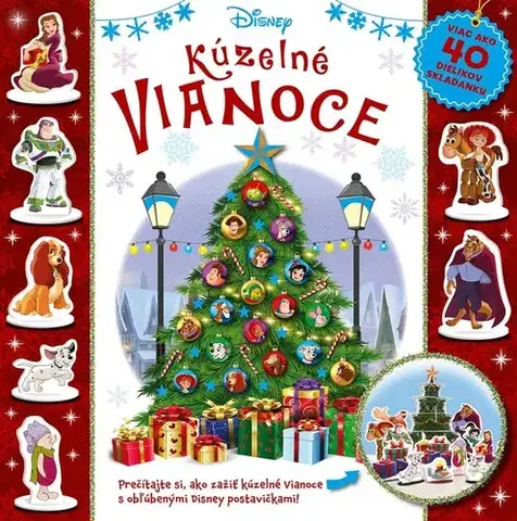 Leporelá, krabičky, puzzle knihy Disney: Kúzelné Vianoce - Kolektív autorov,Kolektív autorov,Ľubica Svárovská