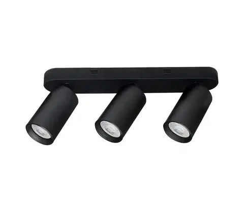 Svietidlá Rabalux 73083 - Bodové svietidlo YORLI 3xGU10/7W/230V čierna 73083