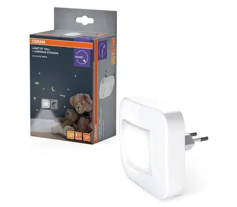 Svietidlá Osram - LED nočné svetlo s čidlom súmraku LUNETTA LED/0,2W/230V 4099854497476