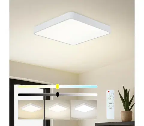 Svietidlá BRILAGI - LED Stmievateľné svietidlo POOL SQUARE LED/36W/230V 3000-6000K 40x40 cm biela+DO BRI057