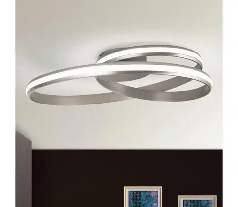 Svietidlá Orion DL 7-638 - LED Stmievateľné stropné svietidlo CIRCUS LED/30W/230V strieborná DL 7-638 satin