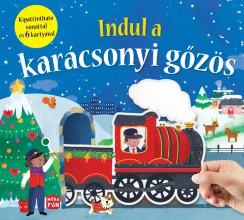 3D, magnetické, priestorové knihy Indul a karácsonyi gőzös