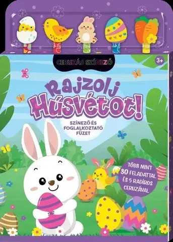 Nalepovačky, vystrihovačky, skladačky Ceruzás kifestő