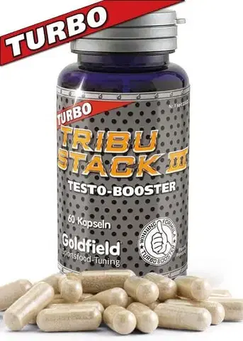 Anabolizéry a NO doplnky Tribu-Stack Turbo III - Goldfield 60 kaps.