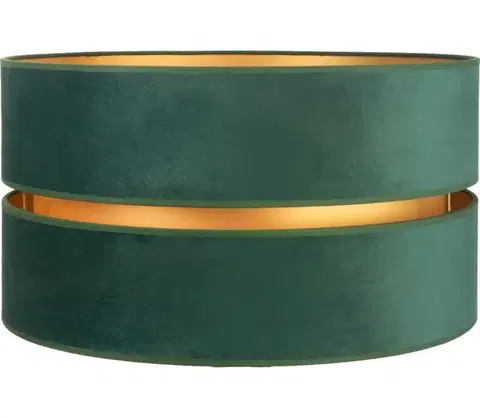 Lampy  - Tienidlo univerzálne DUO E27 pr. 40 cm zelená/zlatá 83556