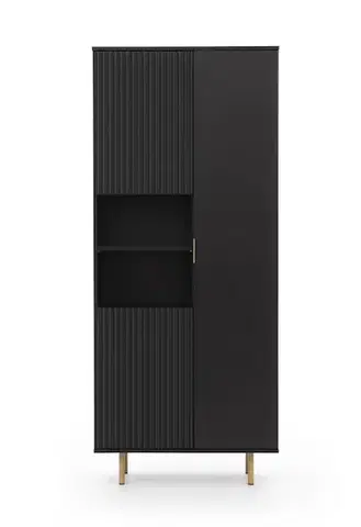 Vitríny ArtGiB Vitrína NUBIA NB-05 | čierna
