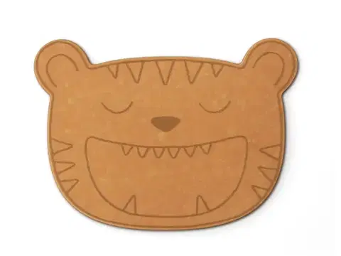 Dosky na krájanie CONTINENTA Detská doska na krájanie/servírovanie - Continenta Duracore Kids - Tiger