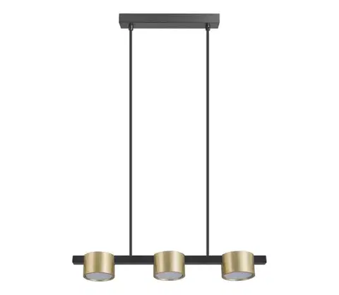 Svietidlá  LED Luster na lanku MIRELLA 3xGX53/6W/230V zlatá/čierna 327321