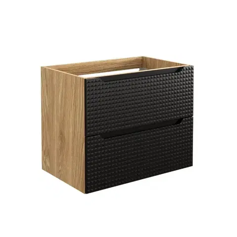 Skrinky do kúpeľne ArtCom Skrinka pod umývadlo LUXOR Black 82-70-2S | 70 cm