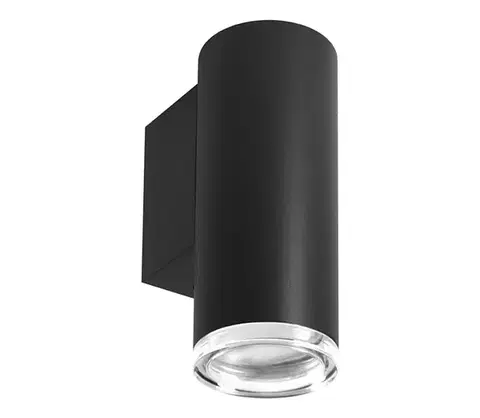 Svietidlá  Kúpeľňové nástenné bodové svietidlo TURYN 1xGU10/10W/230V IP44 čierna 324764