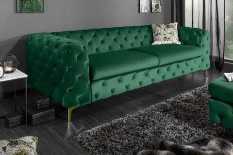 Pohovky a gauče Chesterfield pohovka ZETHOS Dekorhome