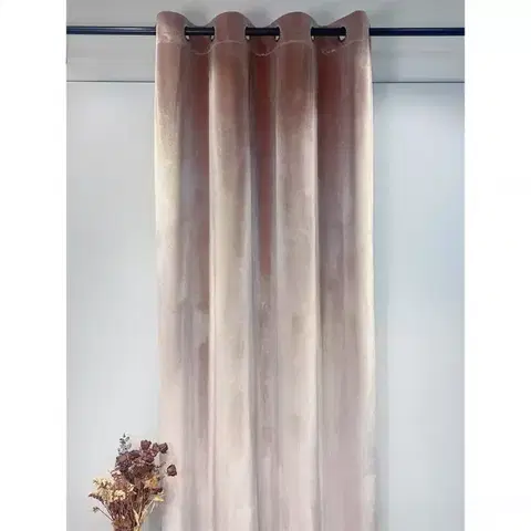 Závesy do spálne Záves na priechodkách UP 012 PLAIN NL174-28/350G/M2 140X250