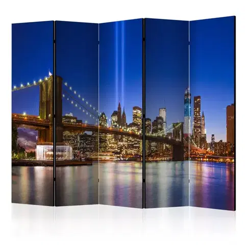 Paravány Paraván Blue New York II Dekorhome