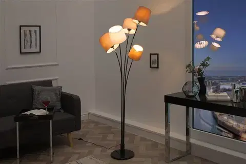 Osvetlenie Stojací lampa LANSING Dekorhome