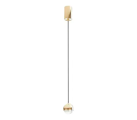 Svietidlá Open Design OR85099 - LED luster na lanku BOLICINA LED/5W/230V zlatý OR85099