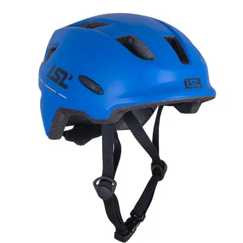 Helmy a prilby na in-line Detská cyklo prilba s LED svetlom ISL Lumitto Racer Blue - XS (48-54)