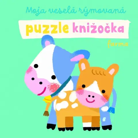 Leporelá, krabičky, puzzle knihy Moja veselá rýmovaná puzzle knižočka: Farma